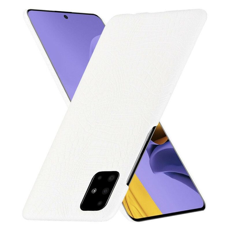 Cover Samsung Galaxy A71 Effetto Pelle Di Coccodrillo