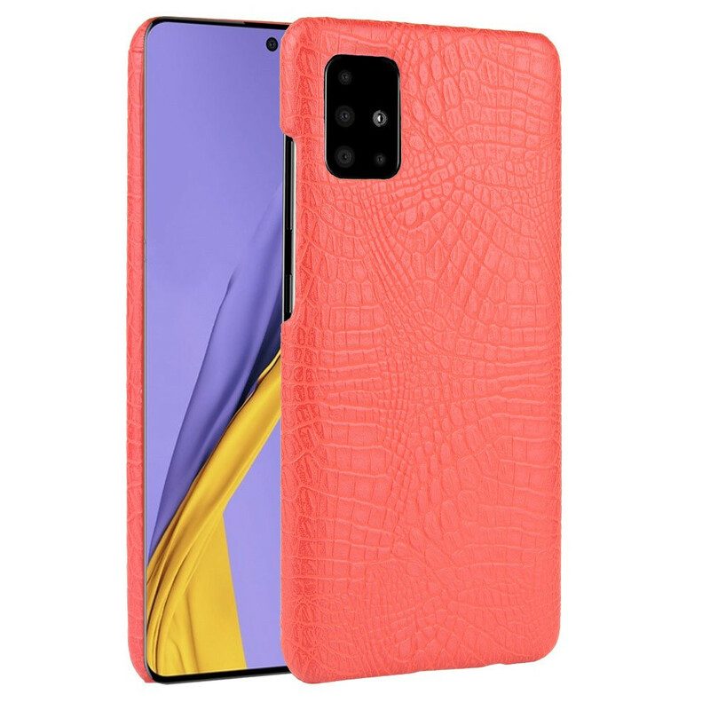 Cover Samsung Galaxy A71 Effetto Pelle Di Coccodrillo