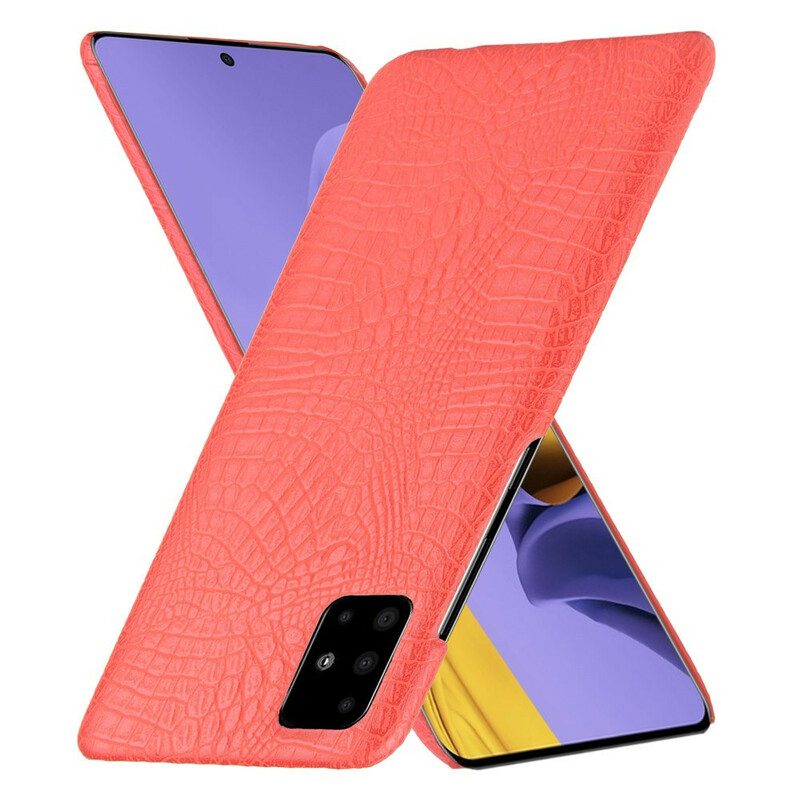 Cover Samsung Galaxy A71 Effetto Pelle Di Coccodrillo