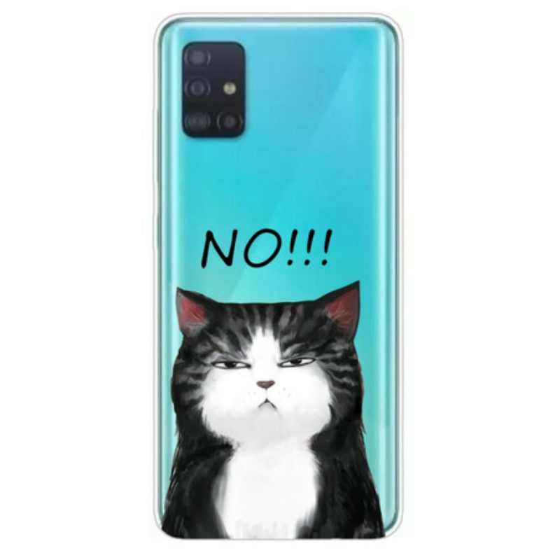 Cover Samsung Galaxy A71 Il Gatto Che Dice Di No