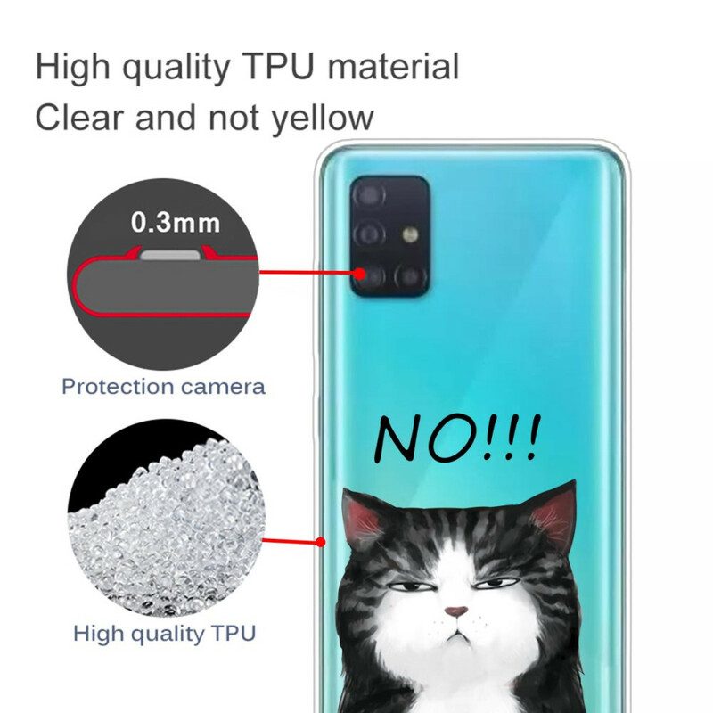 Cover Samsung Galaxy A71 Il Gatto Che Dice Di No