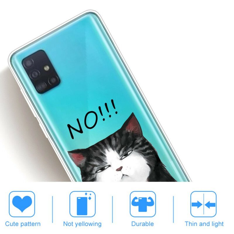 Cover Samsung Galaxy A71 Il Gatto Che Dice Di No