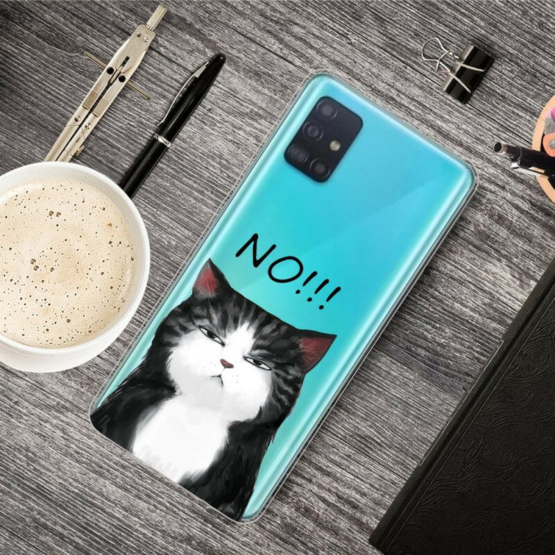 Cover Samsung Galaxy A71 Il Gatto Che Dice Di No