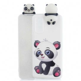 Cover Samsung Galaxy A71 Panda Sveglio 3d