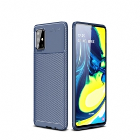 Cover Samsung Galaxy A71 Struttura Flessibile In Fibra Di Carbonio