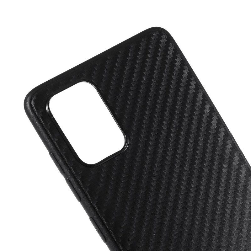 Cover Samsung Galaxy A71 Struttura In Fibra Di Carbonio