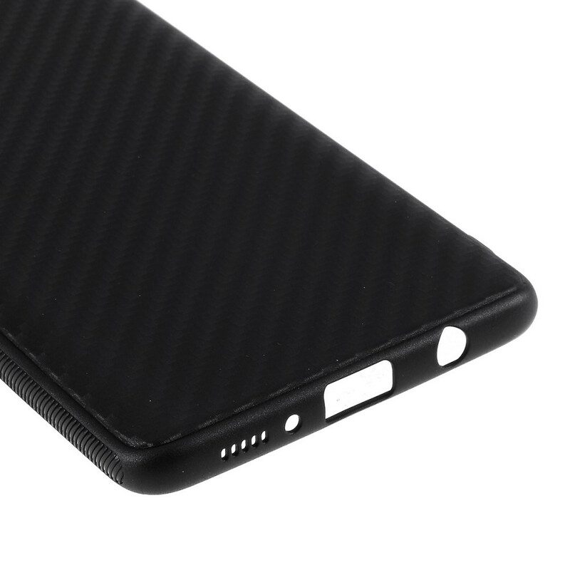 Cover Samsung Galaxy A71 Struttura In Fibra Di Carbonio