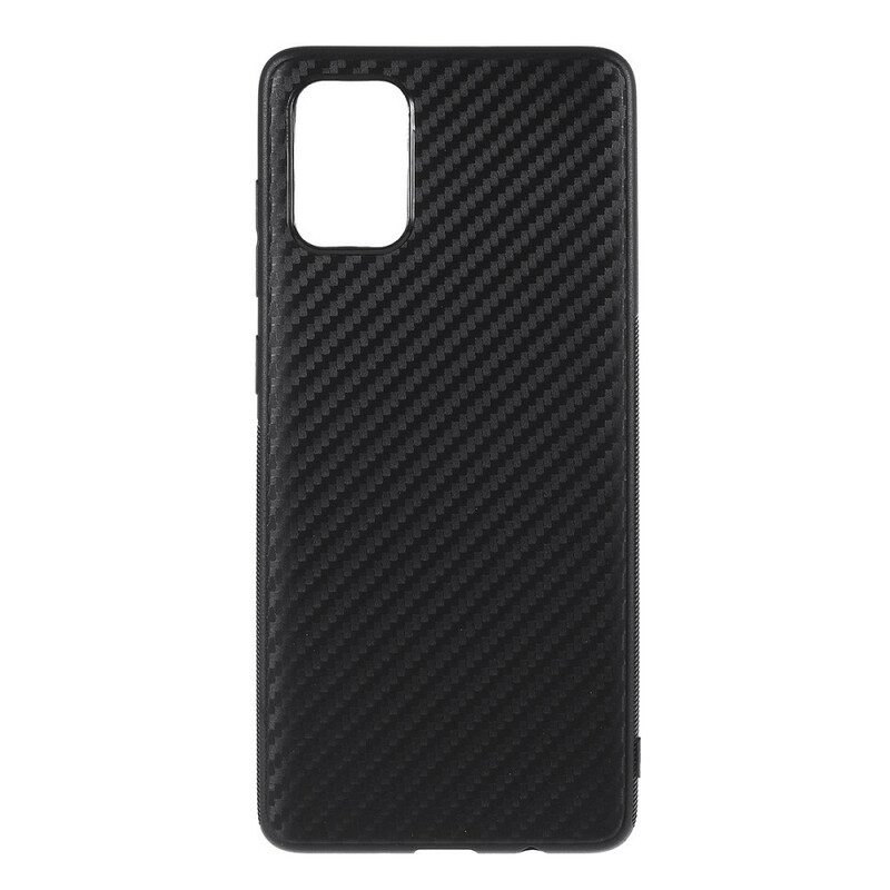 Cover Samsung Galaxy A71 Struttura In Fibra Di Carbonio