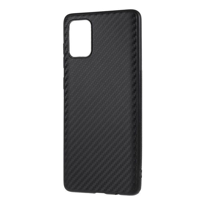 Cover Samsung Galaxy A71 Struttura In Fibra Di Carbonio