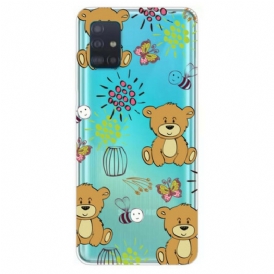 Cover Samsung Galaxy A71 Top Con Orsacchiotti