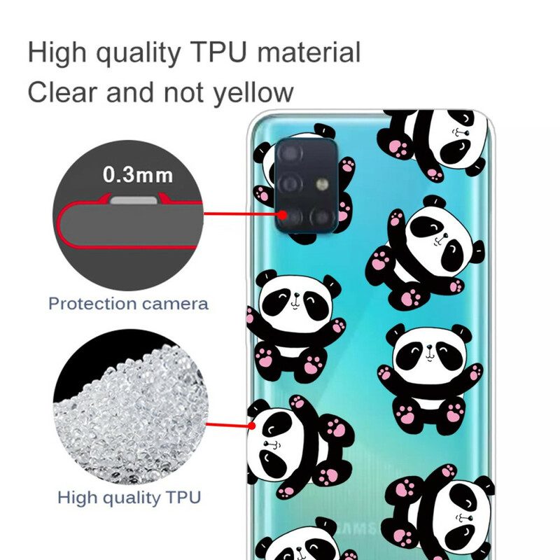 Cover Samsung Galaxy A71 Top Panda Divertimento