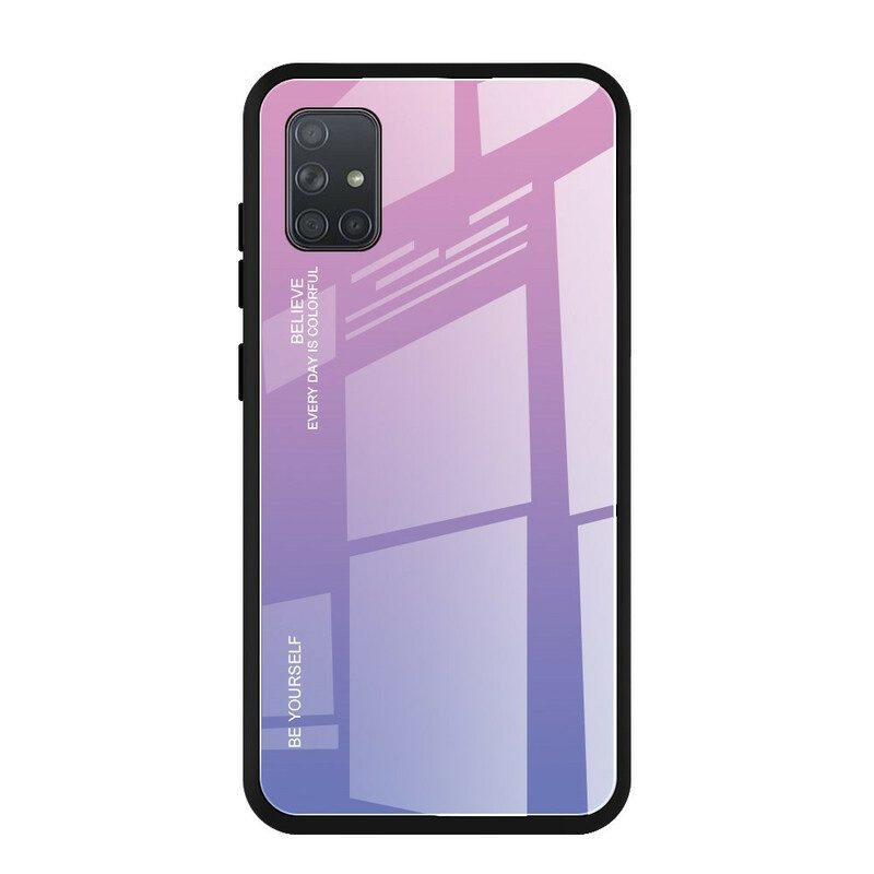 Cover Samsung Galaxy A71 Vetro Temperato Sii Te Stesso