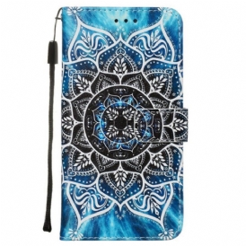 Custodia in pelle Samsung Galaxy A71 Mandala Nel Cielo