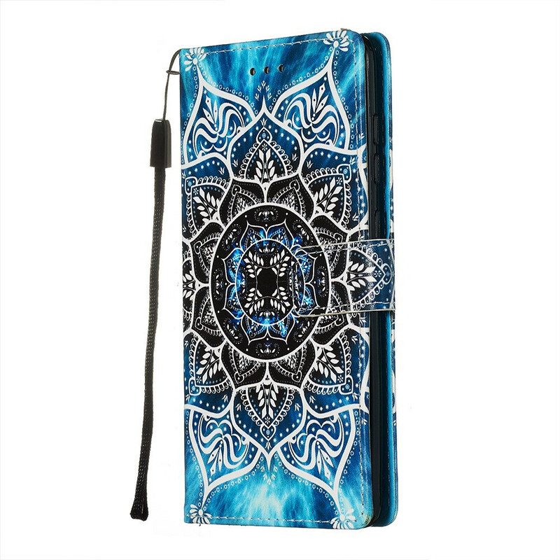 Custodia in pelle Samsung Galaxy A71 Mandala Nel Cielo