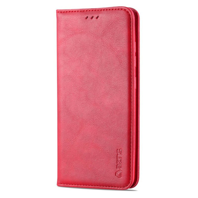 Folio Cover Samsung Galaxy A71 Custodia in pelle Azns Retrò