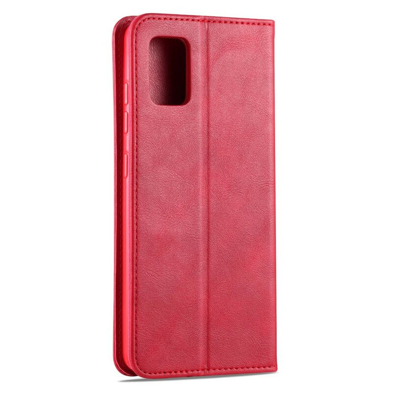 Folio Cover Samsung Galaxy A71 Custodia in pelle Azns Retrò