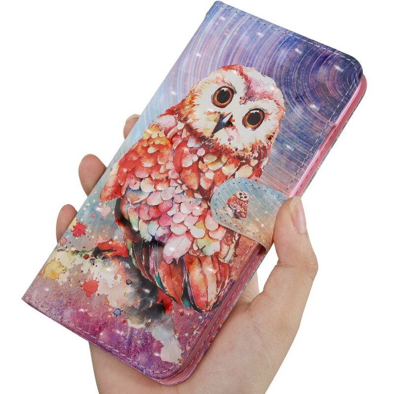 Folio Cover Samsung Galaxy A71 Gufo Il Pittore