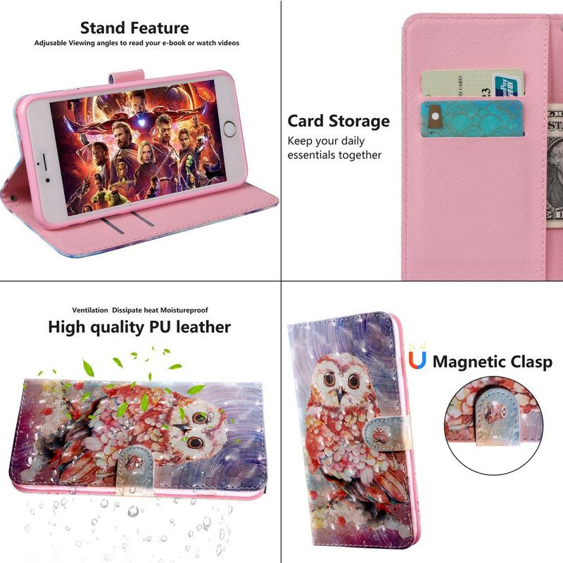 Folio Cover Samsung Galaxy A71 Gufo Il Pittore