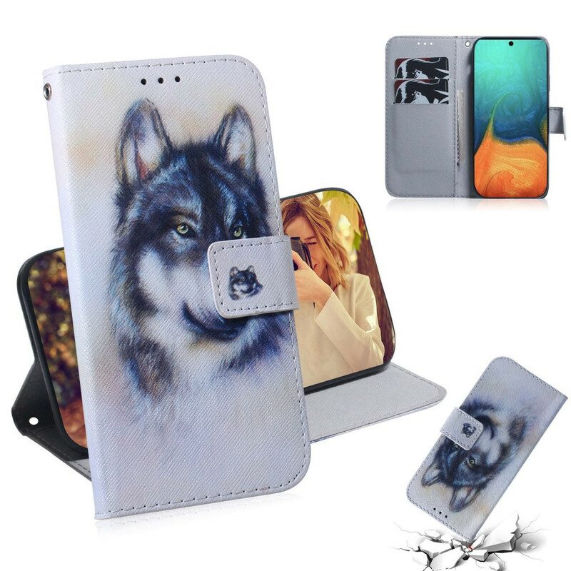 Folio Cover Samsung Galaxy A71 Sguardo Canino