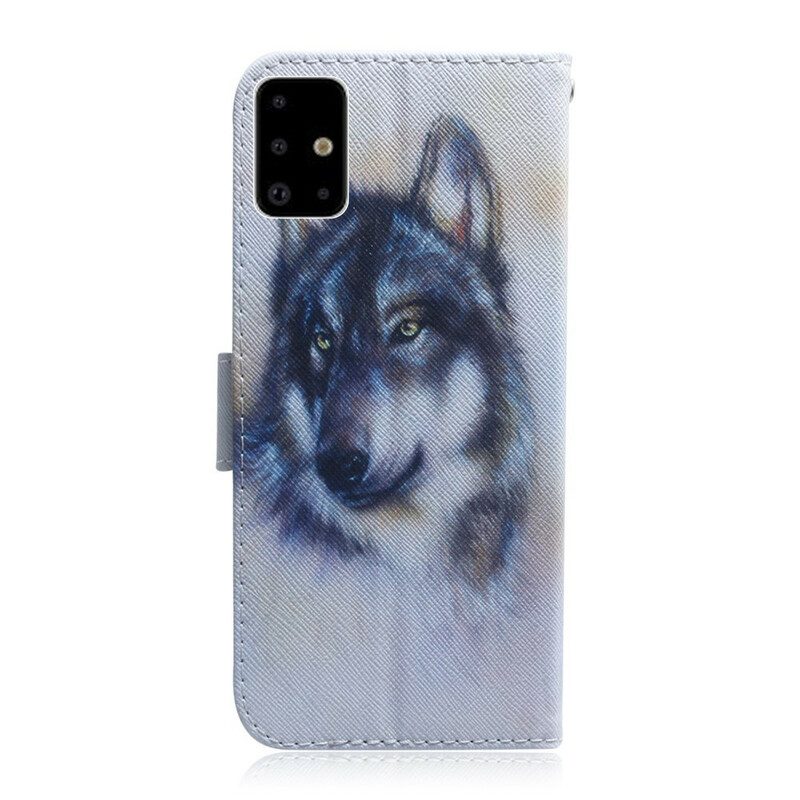 Folio Cover Samsung Galaxy A71 Sguardo Canino