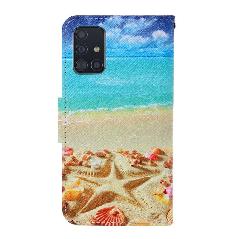 Folio Cover Samsung Galaxy A71 Spiaggia Del Cordino