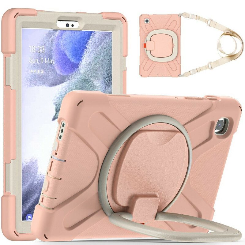 Cover Samsung Galaxy Tab A7 Lite Multifunzionale Con Tracolla