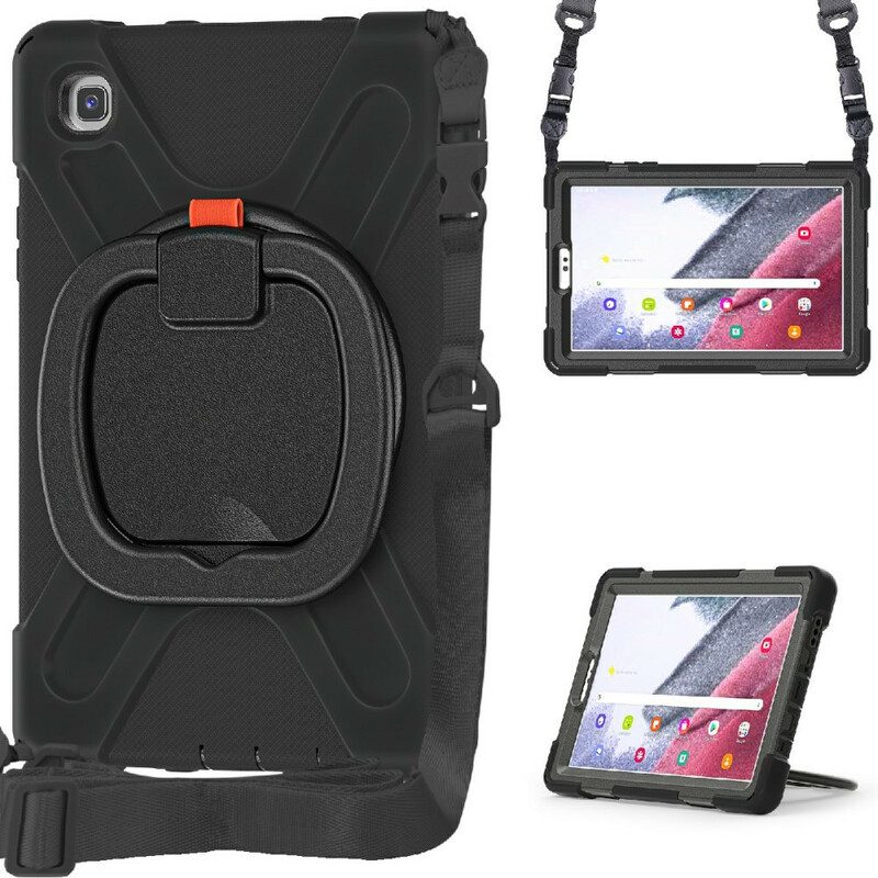 Cover Samsung Galaxy Tab A7 Lite Multifunzionale Con Tracolla