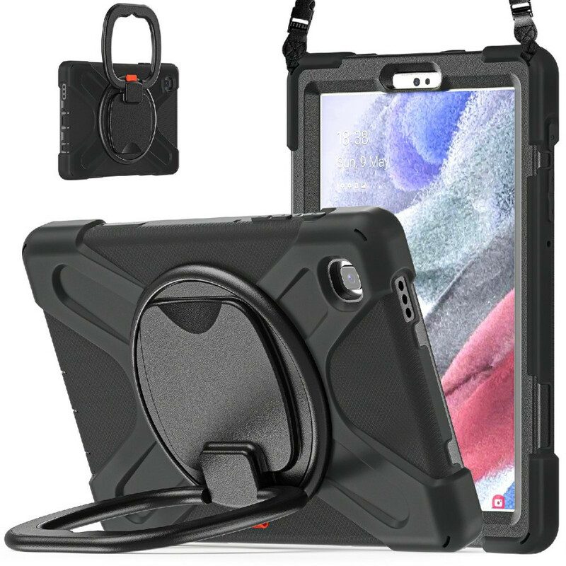 Cover Samsung Galaxy Tab A7 Lite Multifunzionale Con Tracolla