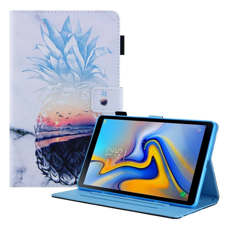 Custodia A Portafoglio Samsung Galaxy Tab A7 Lite Modello Di Ananas