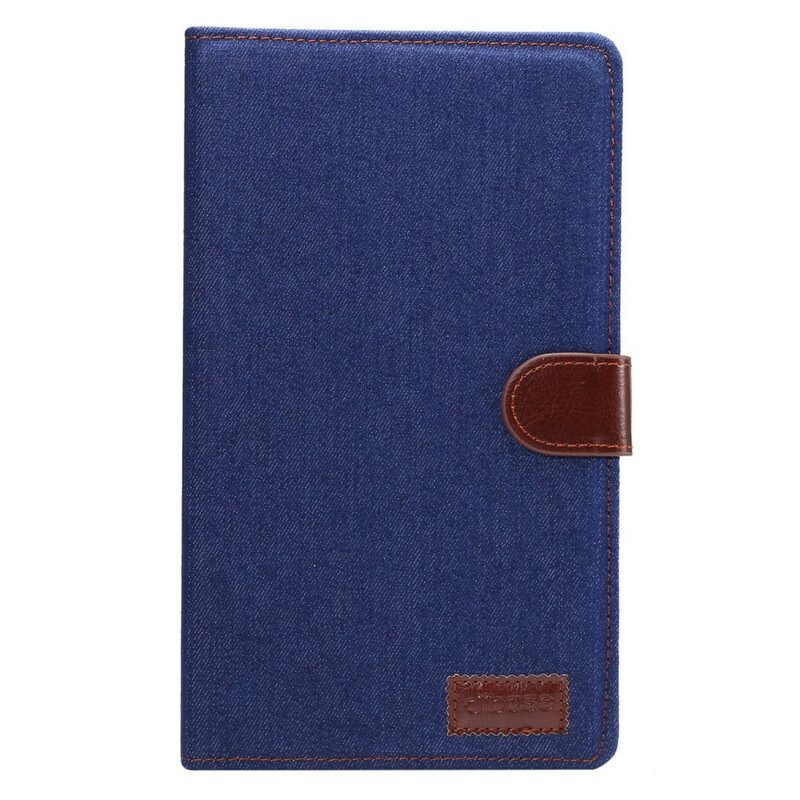 Custodia in pelle Samsung Galaxy Tab A7 Lite Jeans