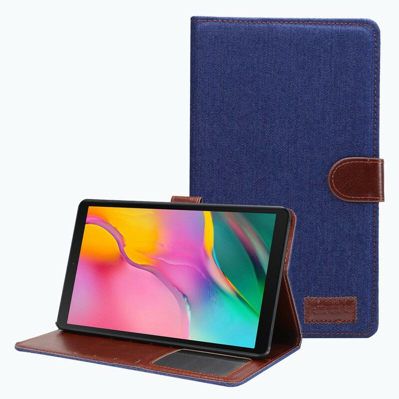 Custodia in pelle Samsung Galaxy Tab A7 Lite Jeans