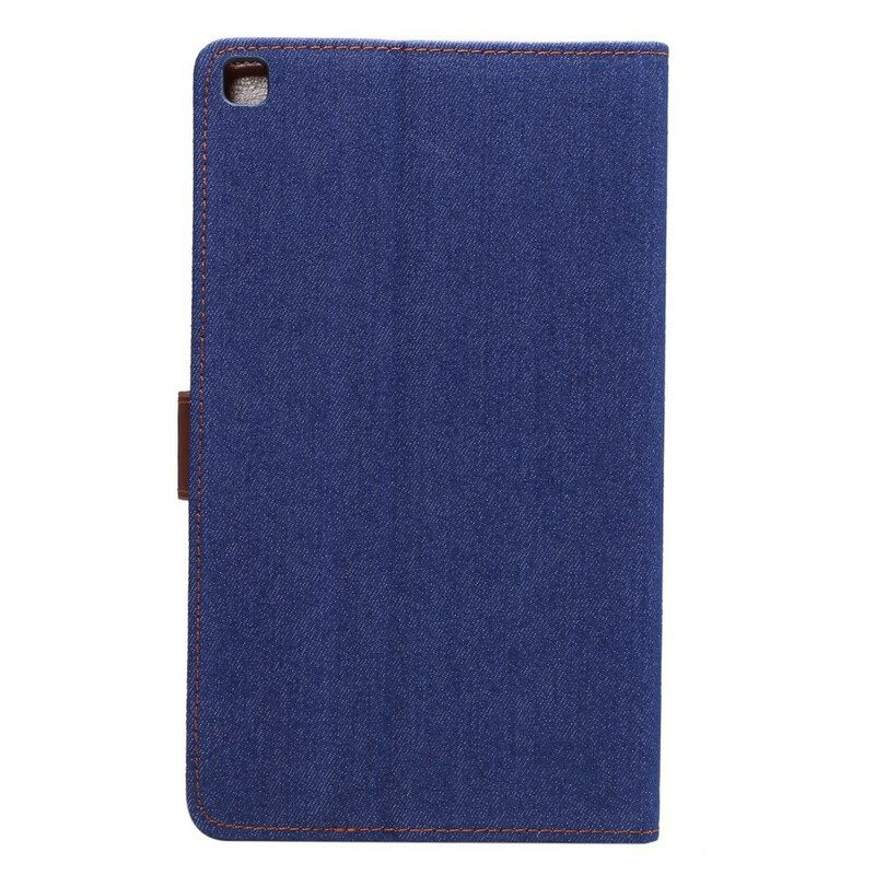 Custodia in pelle Samsung Galaxy Tab A7 Lite Jeans