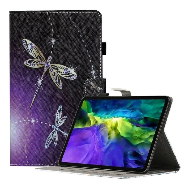 Custodia in pelle Samsung Galaxy Tab A7 Lite Libellule