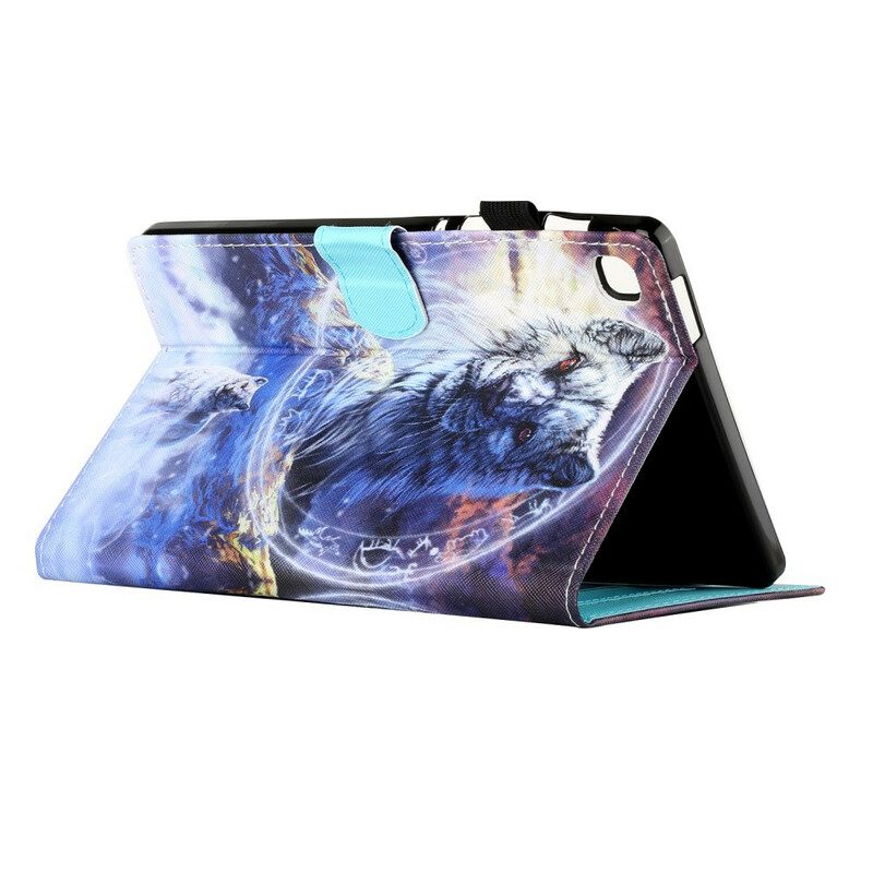 Custodia in pelle Samsung Galaxy Tab A7 Lite Lupo