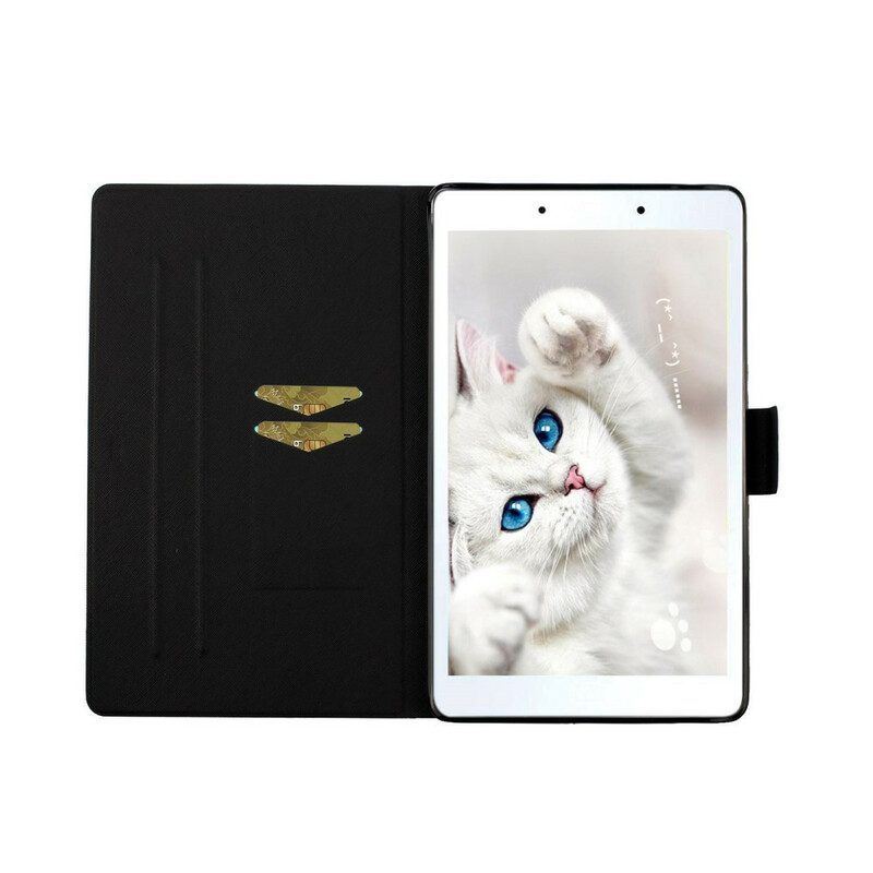 Custodia in pelle Samsung Galaxy Tab A7 Lite Stile Marmo