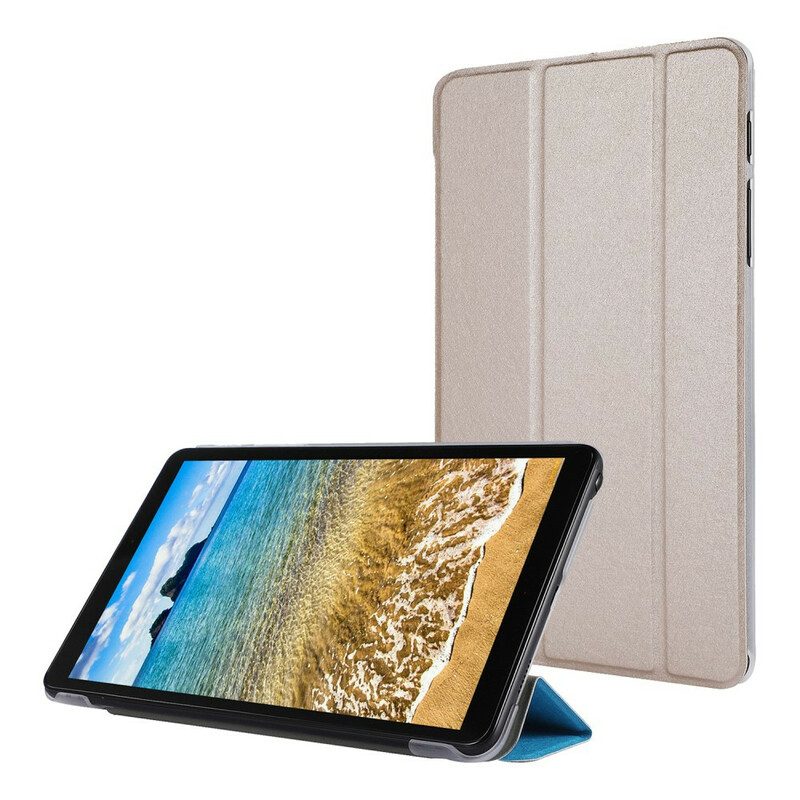 Custodia Samsung Galaxy Tab A7 Lite Trama Di Seta In Ecopelle