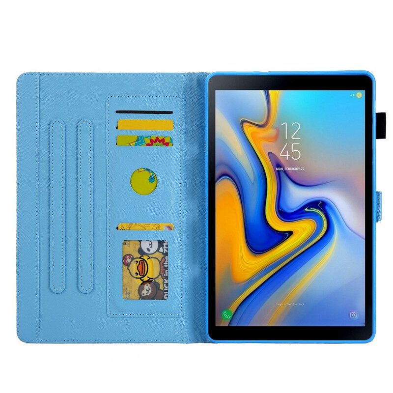 Folio Cover Samsung Galaxy Tab A7 Lite Coppia Di Gatti