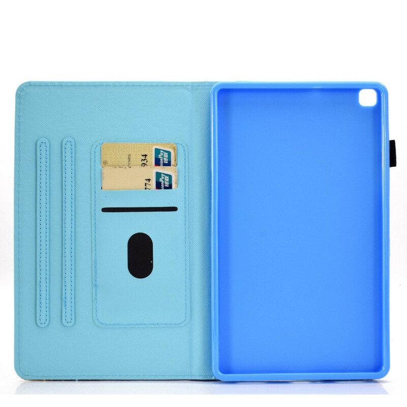 Folio Cover Samsung Galaxy Tab A7 Lite Elefante Dell'acquerello