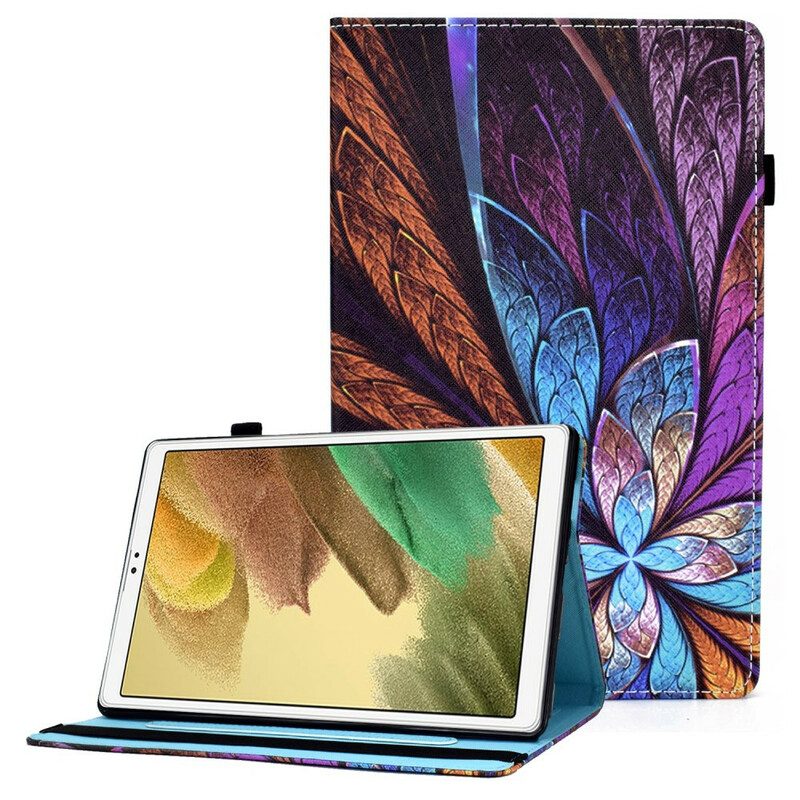 Folio Cover Samsung Galaxy Tab A7 Lite Fiore Astratto