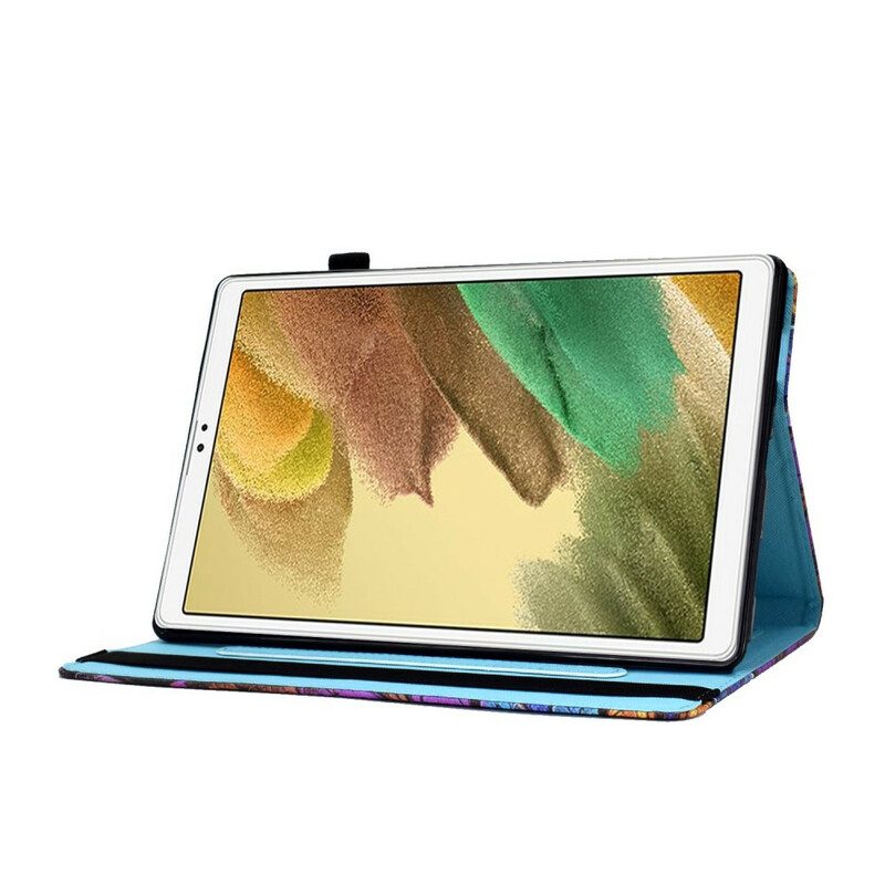 Folio Cover Samsung Galaxy Tab A7 Lite Fiore Astratto