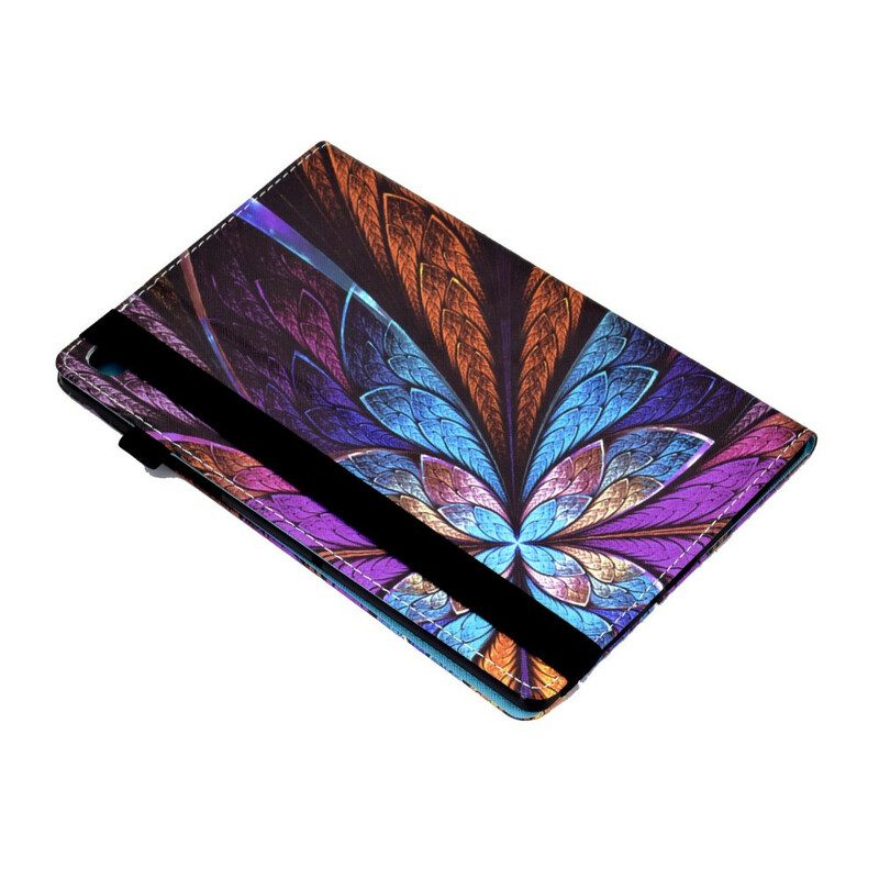 Folio Cover Samsung Galaxy Tab A7 Lite Fiore Astratto