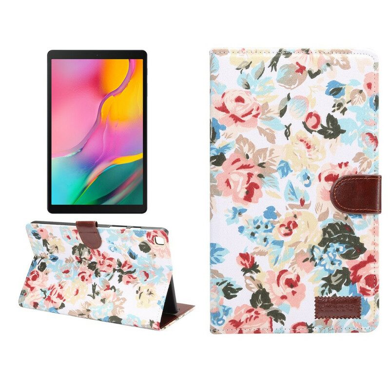 Folio Cover Samsung Galaxy Tab A7 Lite Fiori Di Libertà