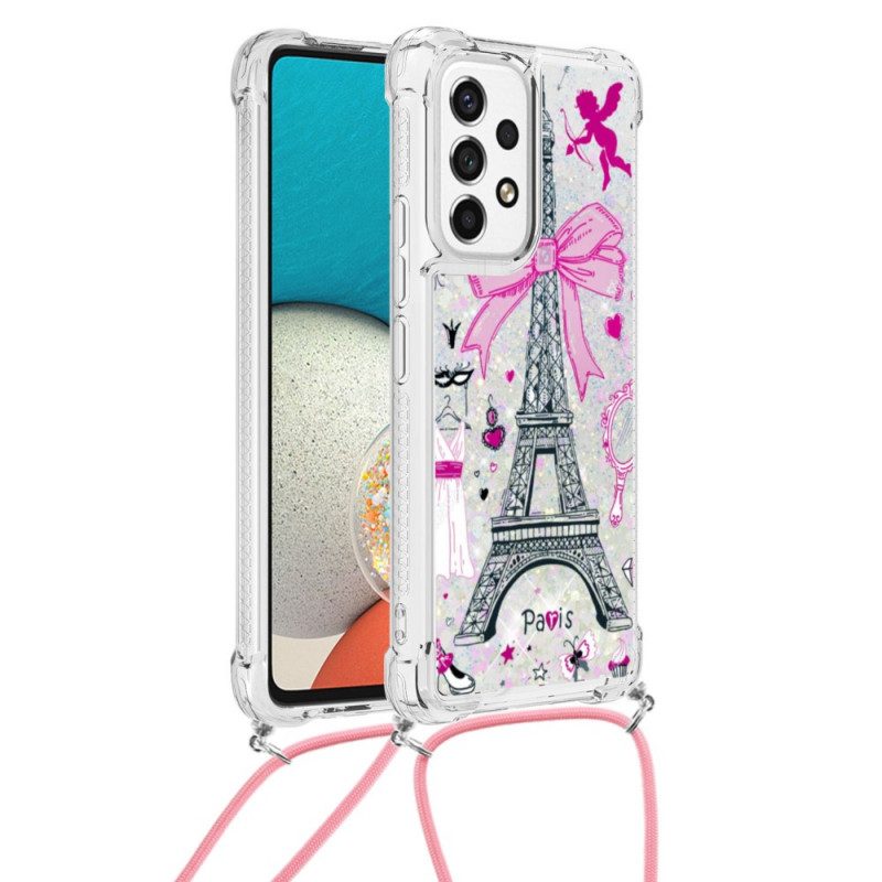 Cover Samsung Galaxy A53 5G Al Cordone Della Torre Eiffel