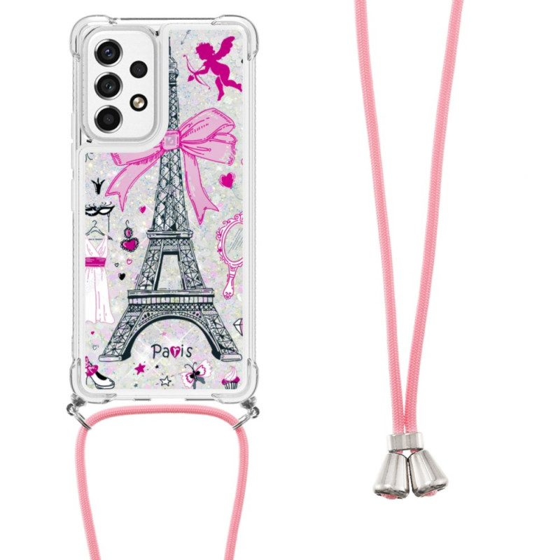 Cover Samsung Galaxy A53 5G Al Cordone Della Torre Eiffel