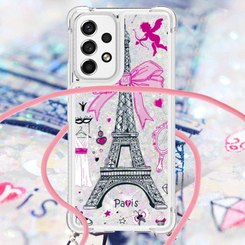 Cover Samsung Galaxy A53 5G Al Cordone Della Torre Eiffel