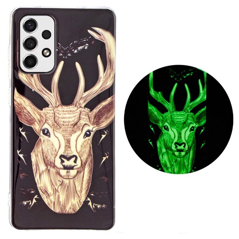 Cover Samsung Galaxy A53 5G Cervo Maestoso Fluorescente