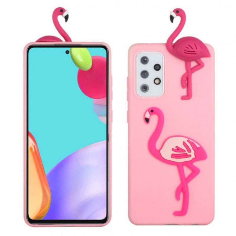 Cover Samsung Galaxy A53 5G Fenicottero 3d