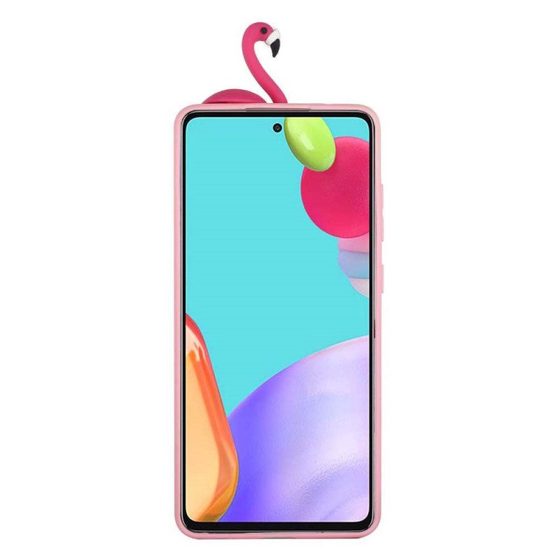 Cover Samsung Galaxy A53 5G Fenicottero 3d