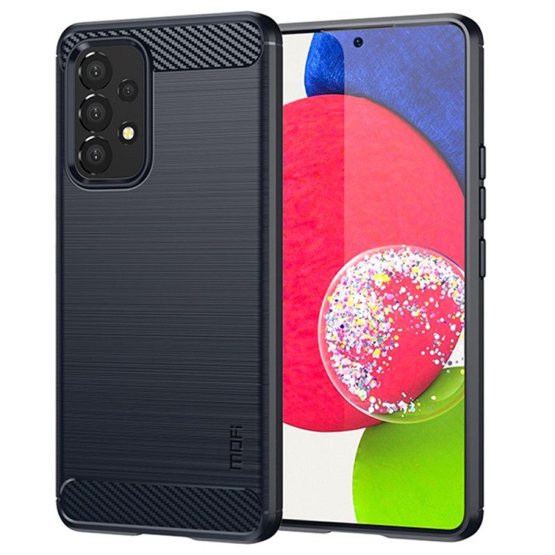 Cover Samsung Galaxy A53 5G Fibra Di Carbonio Spazzolata Mofi