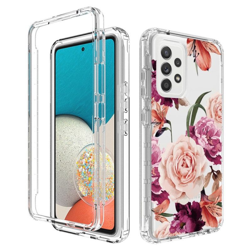 Cover Samsung Galaxy A53 5G Fiori Senza Soluzione Di Continuità